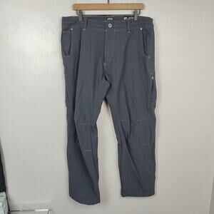 Kuhl Renegade Pants Mens 36x30 Gray Outdoors Hiking Camping Stretch Gorpcore